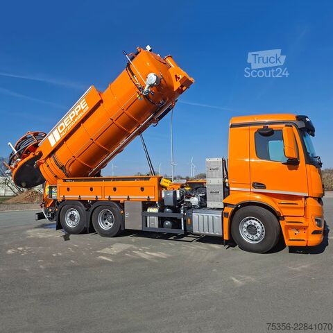 Saugwagen MAN TGS 26.480 6X2 Saug-Druck Spüler Kipper