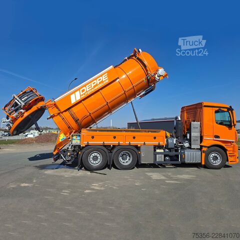 Saugwagen MAN TGS 26.480 6X2 Saug-Druck Spüler Kipper