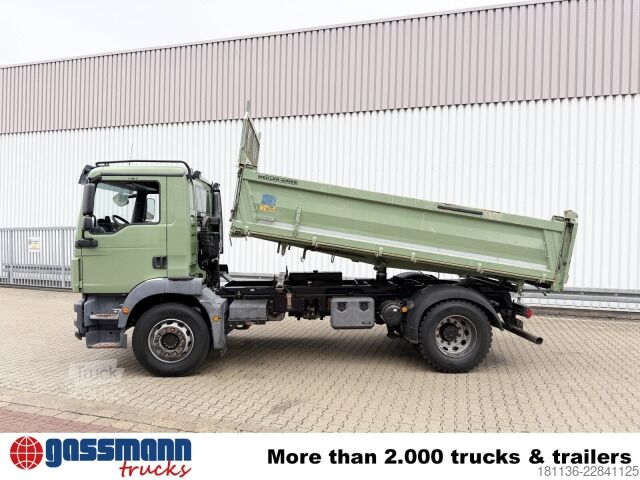 Damperli kamyon MAN TGM 18.320 4x2 BL, Navi, Meiller 3-Seiten, AHK-Öl