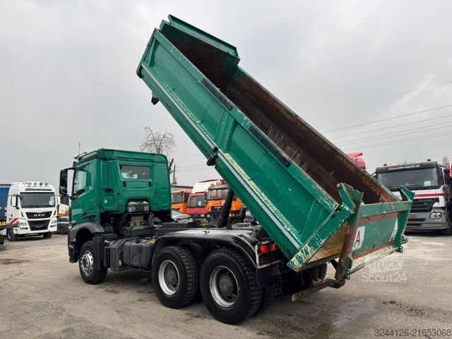 Trīspusējs kravas pašizgāzējs MERCEDES-BENZ Arocs 2645BB Meiller3-Seitenkipper/Bordmatik/6x4