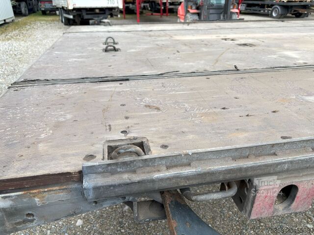 Odprto zamenljivo telo Wecon Plattform mittig Zurrringe für Holz usw.