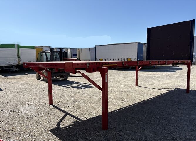 Wechselbrücke s plosko platformo Krone 7,45m BDF Baustoff Multilockrahmen