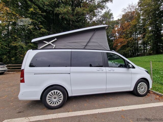 Tovornjak z zabojnikom Mercedes Marco Polo 250d | Luxus Camper 2 Schlafplätze | Küche + Aufstelldach