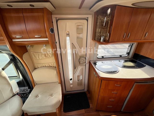 Camping-car semi-intégré HOBBY Van t 500 GFSC - Festbett - 2 x Klima - Sat/TV