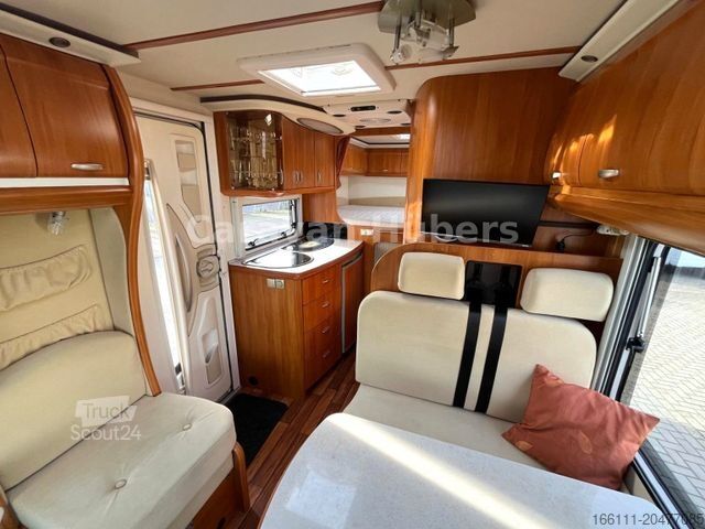 Camping-car semi-intégré HOBBY Van t 500 GFSC - Festbett - 2 x Klima - Sat/TV