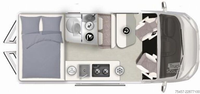Lakóautó KARMANN Davis Trendstyle DA 590 TSC CoastCamper Fiat 27
