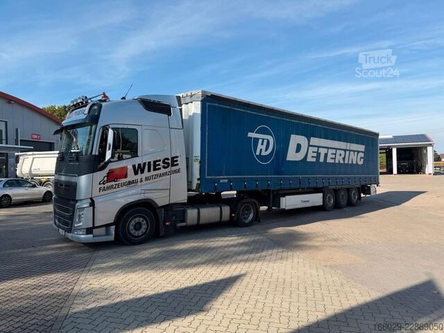Semirremolque abierto con toldo KRONE Profi Liner Schiebeplane mit Liftachse