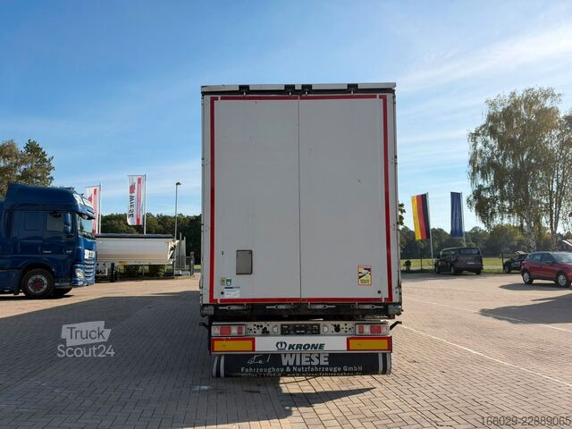 Semirremolque abierto con toldo KRONE Schiebeplanen Auflieger mit Liftachse