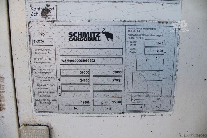 Semiremorcă frigorifică SCHMITZ CARGOBULL Carrier Vector 1550 Doppelstock Nr.: 652
