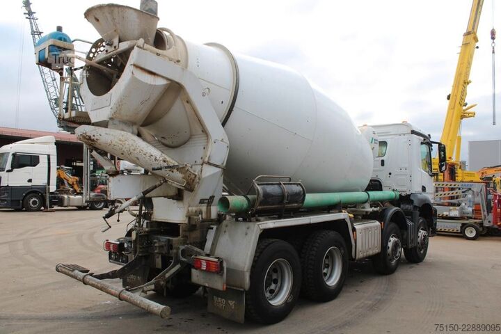 Miešačka betónu na podvozku MERCEDES-BENZ 3240 8x4 BB - STETTER 9 m³ - Nr.: 864