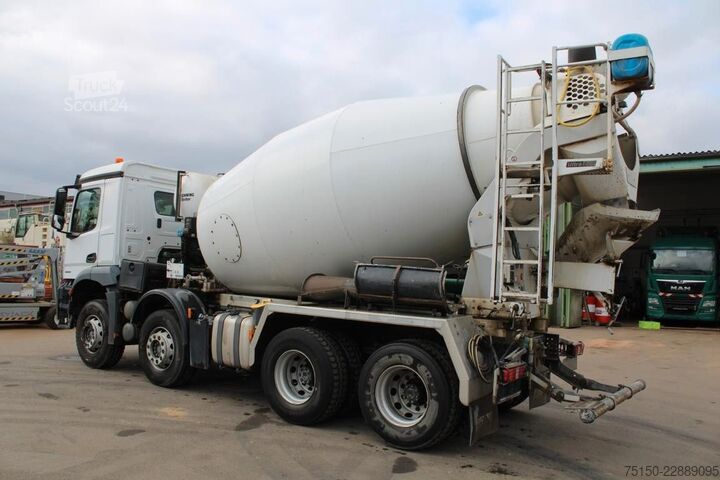 Miešačka betónu na podvozku MERCEDES-BENZ 3240 8x4 BB - STETTER 9 m³ - Nr.: 864