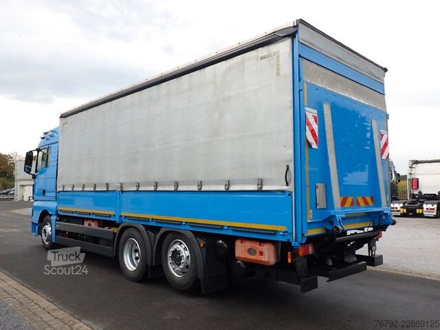 Nákladné auto s plochou korbou a plachtou MAN TGX 26.460 LL L-Fhs./Pritsche/LBW/Lenkachse/Ret.