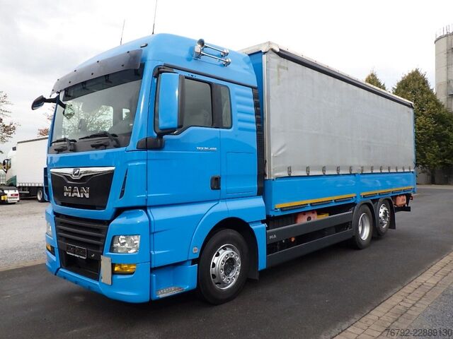 Plato nákladné auto MAN TGX 26.460 LL L-Fhs./Pritsche/LBW/Lenkachse/Ret.
