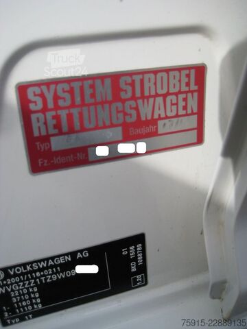 Požiarnické auto VW Touran 2,0 TDI Einsatzfahrzeug Strobel *TÜV NEU*