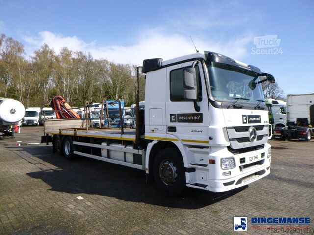  Mercedes-Benz Actros 2544 6x2 RHD + Palfinger crane PK8501