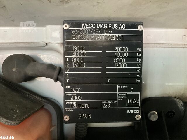  Iveco Stralis AD190S31 Euro 6 Fassi 15 Tonmeter laadk...