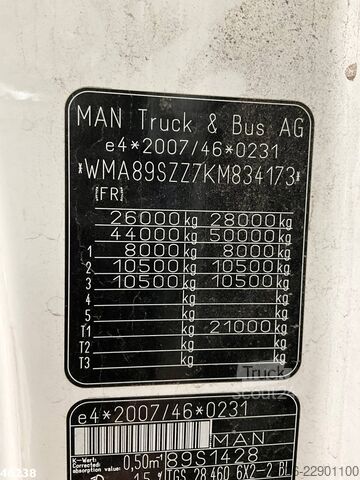  MAN TGS 28.460 Euro 6 20 Ton haakarmsysteem