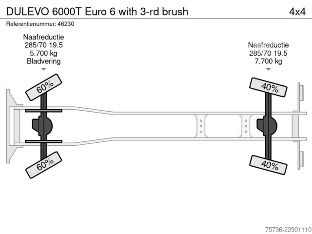  DULEVO 6000T Euro 6 with 3-rd brush