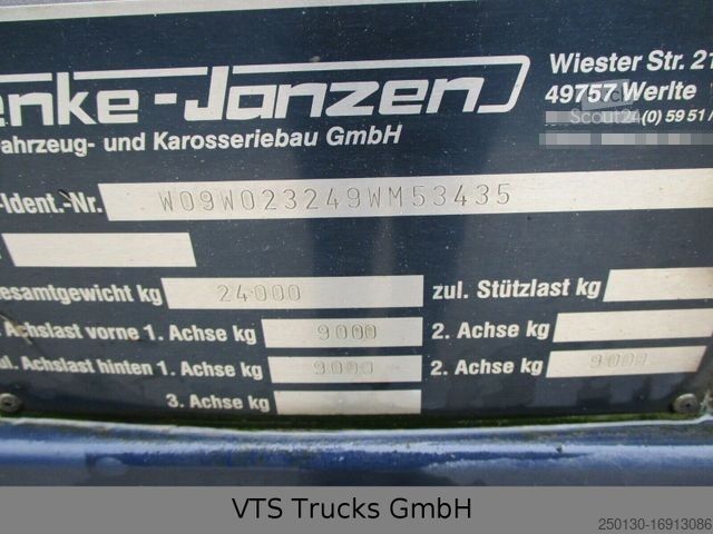 Atrelado de transporte de cavalos MENKE-JANZEN 4.Stock Viehanhänger m. Aggregat Hubdach Tränke