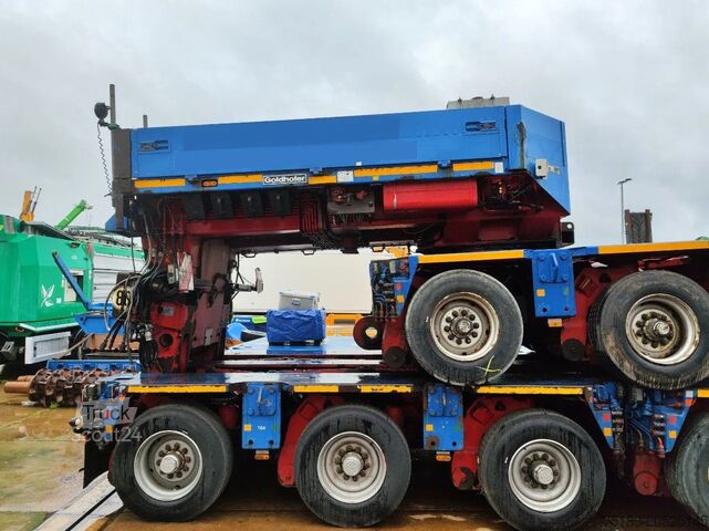 Semi-lavlader Goldhofer S-THP 15 (3+3+3+5+2) 2 x Gooseneck 2 x Hatz Ger...