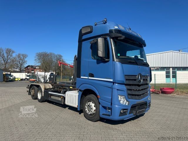 Camion benne à bras amovible MERCEDES-BENZ Actros 2548 Big Space/ Retarder / Meiller RS 21