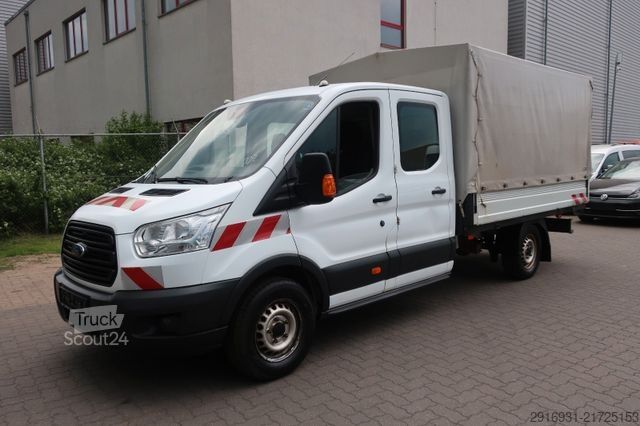 Transporter mit Pritsche & Plane FORD Transit Pritsche 350 L5 Plane Doppelkabine AHK