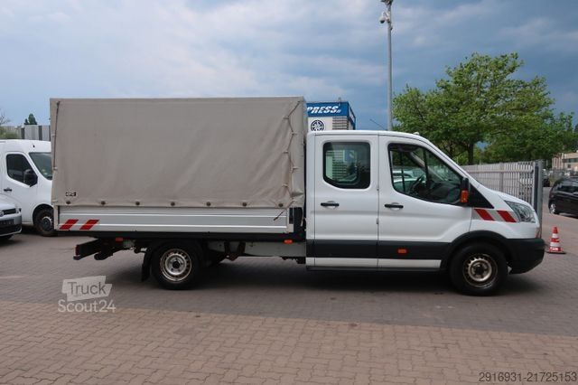Transporter mit Pritsche & Plane FORD Transit Pritsche 350 L5 Plane Doppelkabine AHK