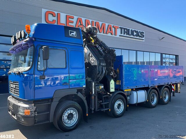 Tovornjak z žerjavom Man 26.464 DFLC 8x4 Hiab 60 Tonmeter laadkraan + Fl...