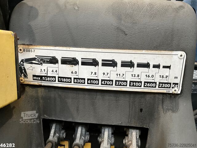 Tovornjak z žerjavom Man 26.464 DFLC 8x4 Hiab 60 Tonmeter laadkraan + Fl...