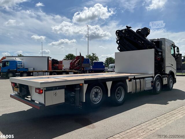 Nosturiauto Volvo FH 500 Euro 6 8x2 HMF 95 Tonmeter laadkraan + F...