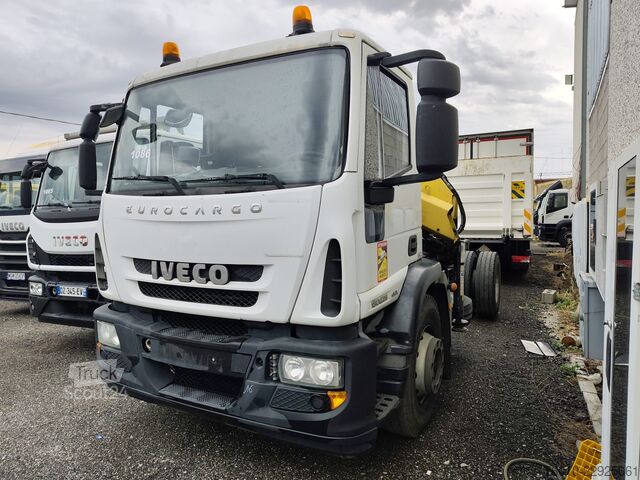 камион с кран Iveco EuroCargo 180E25K