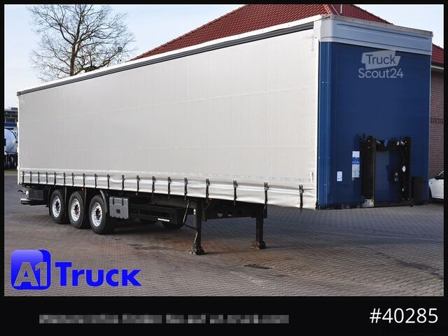 Open semitrailer with tarp KOEGEL S 24, Tautliner, SAF, neue Plane, LBW, Ladebordwand