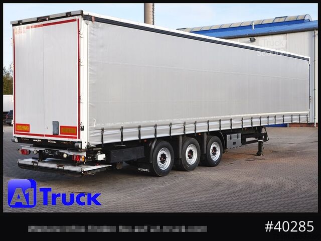 Open semitrailer with tarp KOEGEL S 24, Tautliner, SAF, neue Plane, LBW, Ladebordwand