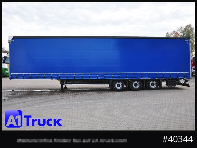 Open semitrailer with tarp SCHMITZ SCS 24, Mega, neue Plane,