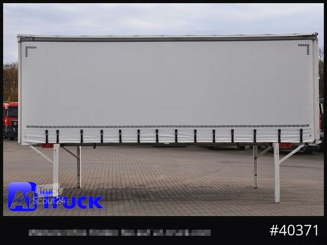 Zamenljiva nadgradnja z ravno ploščadjo in ponjavo KRONE Wechselbrücke 7,45 neue Plane, Bordwand