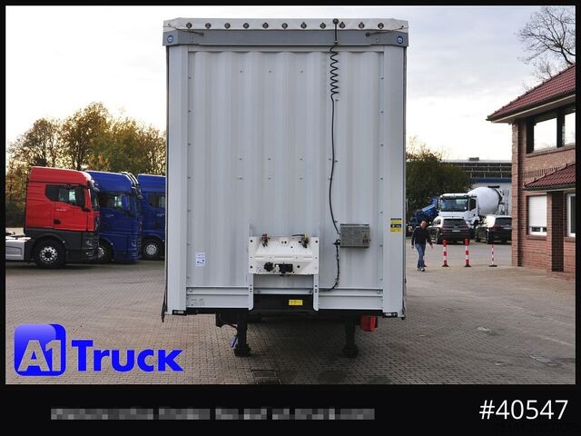 Åben sættevogn med presenning KRONE SD, Mega, Liftachse, Alufelgen, RSAB, Plane mit Aluprofil