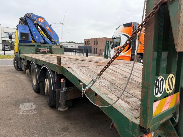 Lastplattform DAF CF 75.310 6X2 PRITSCHE + KRAN PM 27 S-4 + RADIO...