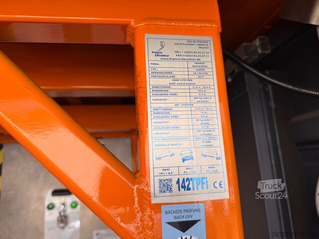 Plateforme de travail Mercedes-Benz Sprinter 516 Steiger France Elevateur142