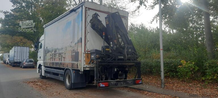 Presenningvogn MAN TGX 18.360PS 4x2 G.Haus Kran+Funk