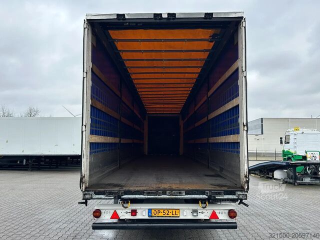 Presenninger, der kan skubbes Krone Schuifzeil -Dak Met Borden / BPW-Assen