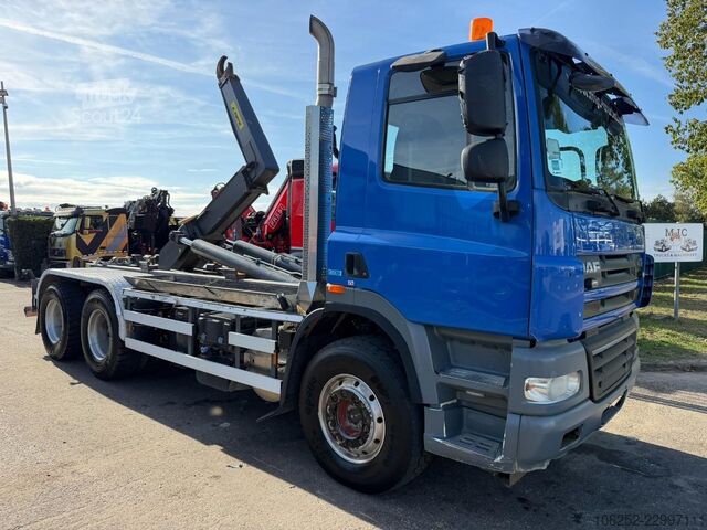 DAF CF 85.360 6x4, мультилифт MARREL 22T - колісна база 3,85 м - ретардер - двигун 13 л - Євро 5 - о DAF CF 85.360 6x4 HOOKLIFT MARREL 22T - WB 3m85 - R...