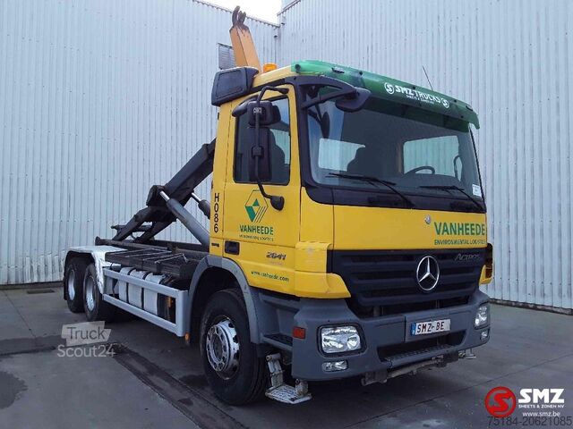 Containertransport Mercedes Actros 2641 6x4 EPS lames