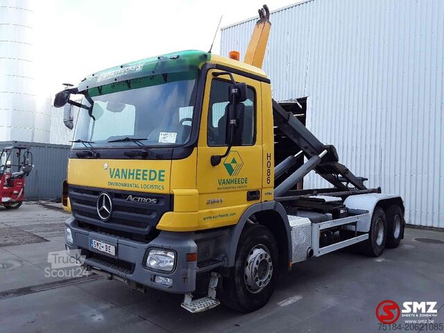 Containertransport Mercedes Actros 2641 6x4 EPS lames