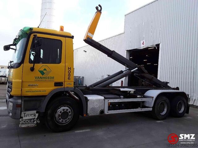 Containertransport Mercedes Actros 2641 6x4 EPS lames