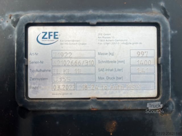 Drugi  ZFE Tieflöffel / Löffel / MS21 / 1.400 mm / 2022