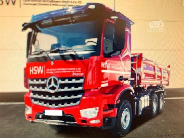 Driezijdige kipper MERCEDES-BENZ Arocs  2648 6x4 Dautel Bordmatik Retarder