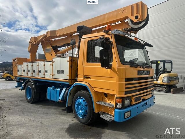 Подъемный грузовик Scania 82m с Simon Cara 170 – Обязательно к просмотру. СМОТРЕТЬ Scania 82m lift truck w/ Simon cara 170 - Must see. WATCH