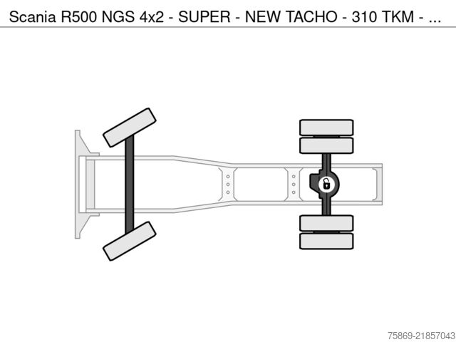 Standard-SZM Scania R500 NGS 4x2 - SUPER - NEW TACHO - 310 TKM - RE...