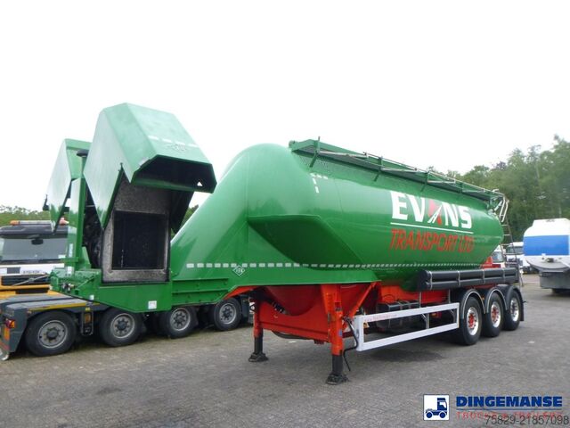 Rezervoar Feldbinder Powder tank alu 40 m3 + engine/compressor