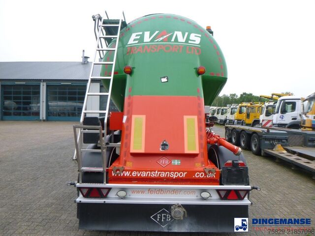 Rezervoar Feldbinder Powder tank alu 40 m3 + engine/compressor
